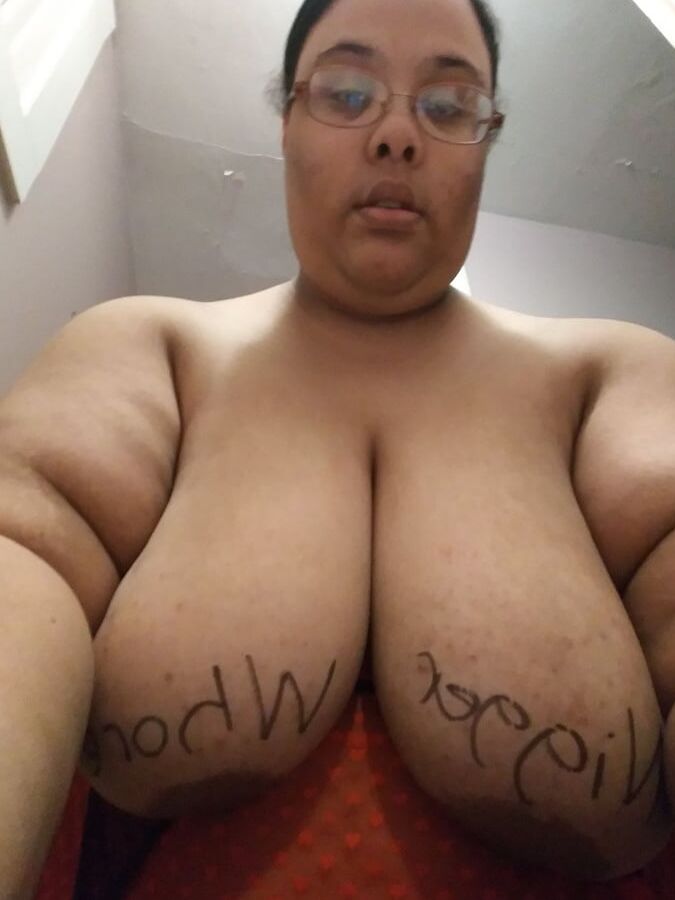 Dumb SSBBW Slut Jessica Jones' Bodywriting
