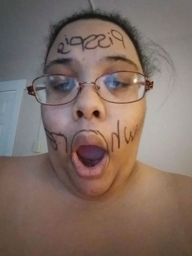 Dumb SSBBW Slut Jessica Jones' Bodywriting