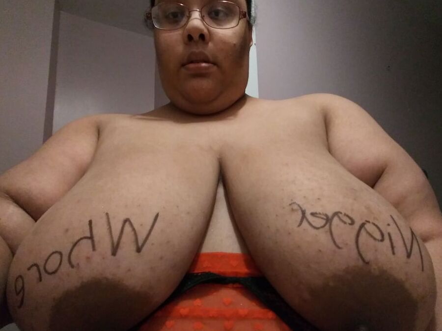 Dumb SSBBW Slut Jessica Jones' Bodywriting