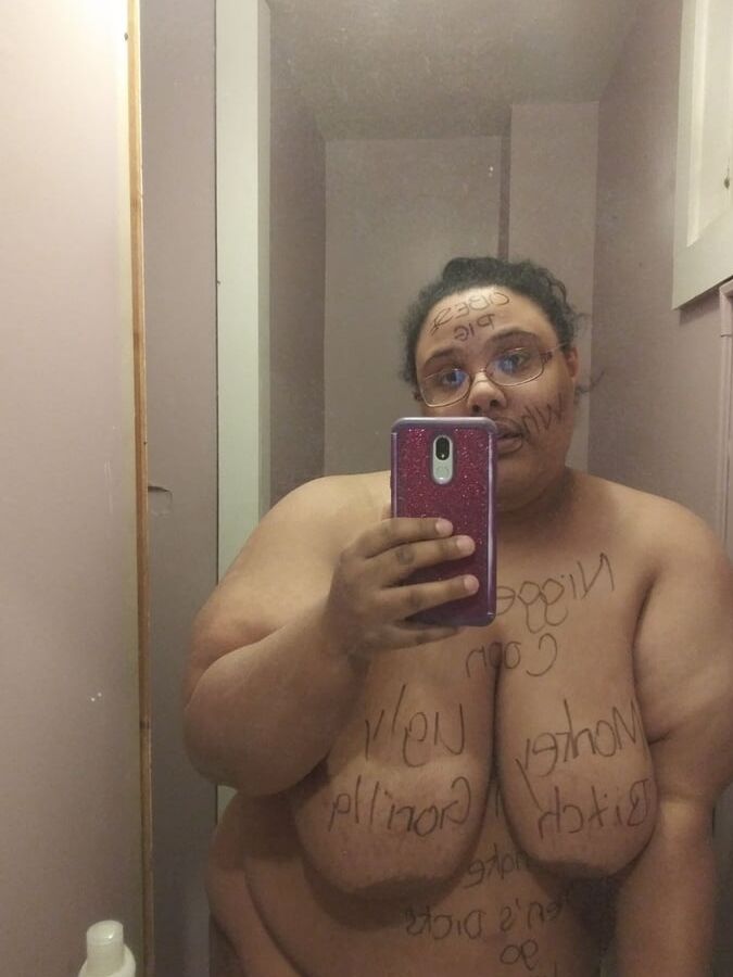 Dumb SSBBW Slut Jessica Jones' Bodywriting