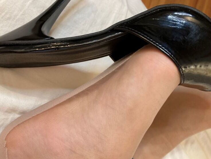 Stiletto Mules and Nylon Stockings