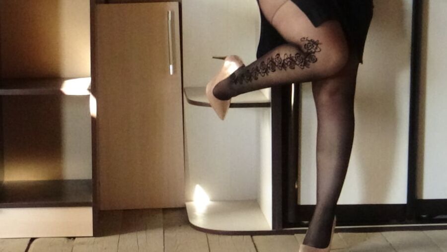 Hot babe at home
