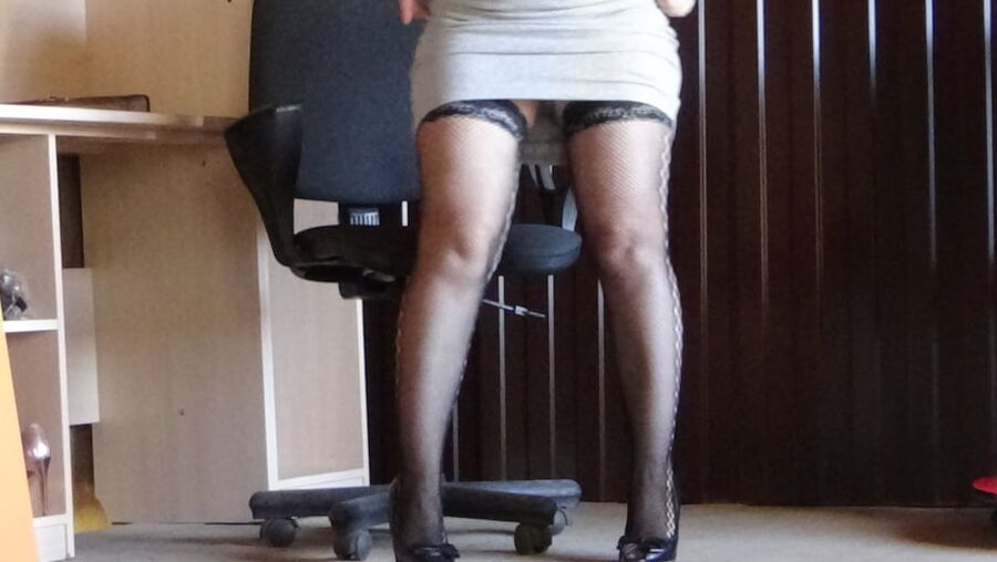Hot babe at home
