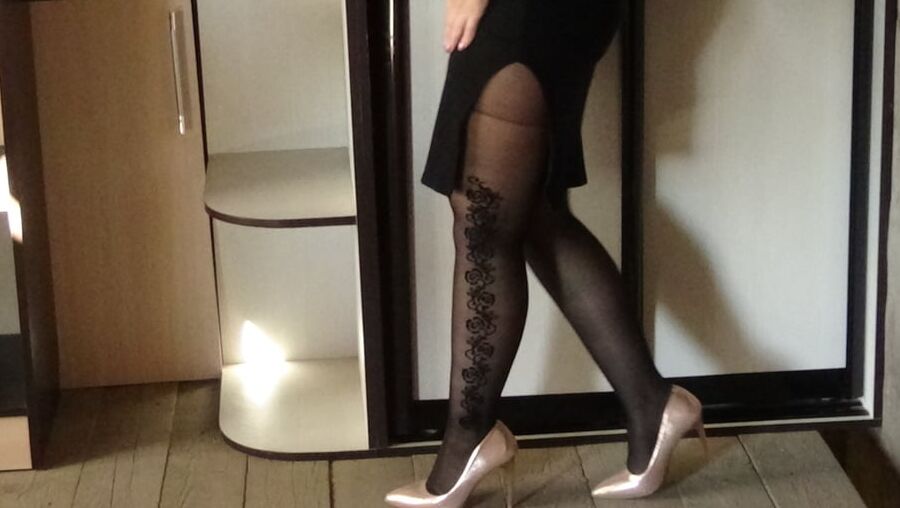Hot babe at home