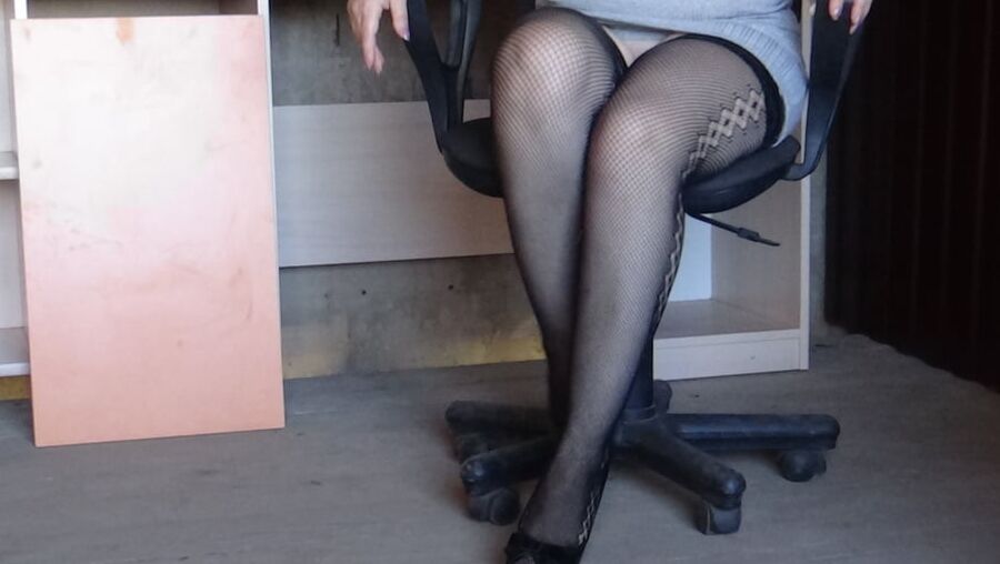 Hot babe at home