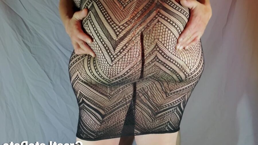 Her Big Soft Ass in See Through Dress PAWG Booty