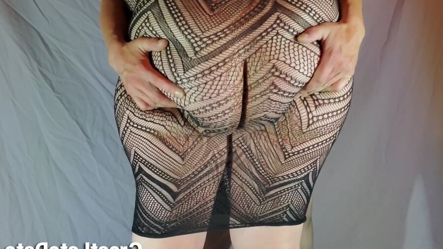 Her Big Soft Ass in See Through Dress PAWG Booty