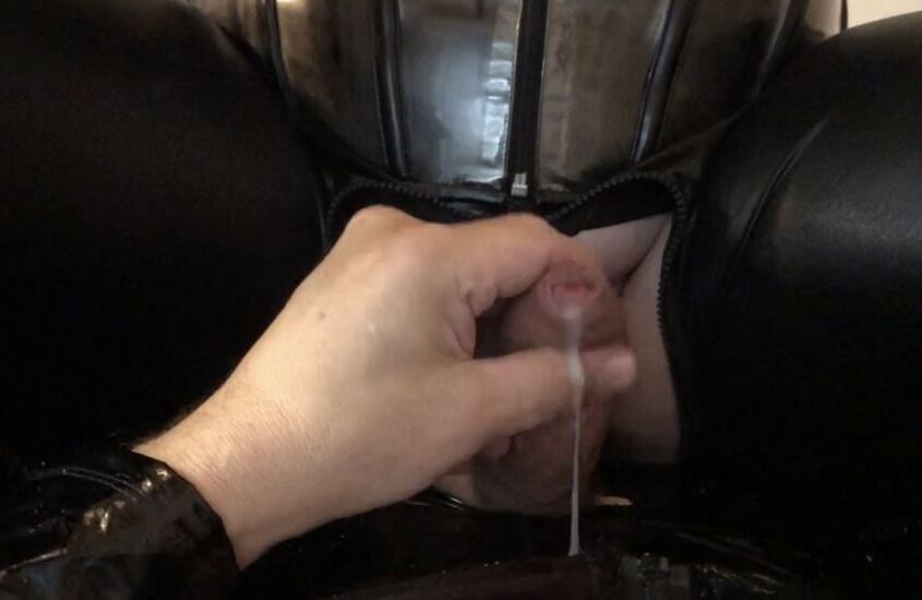Catsuit, Boots, Corset and Pissing