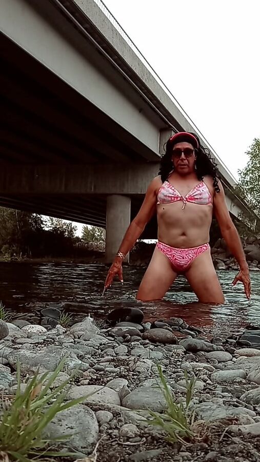 Playing at the river