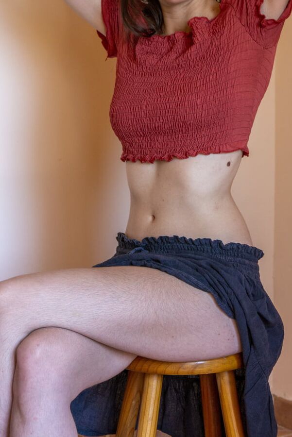 Top and skirt