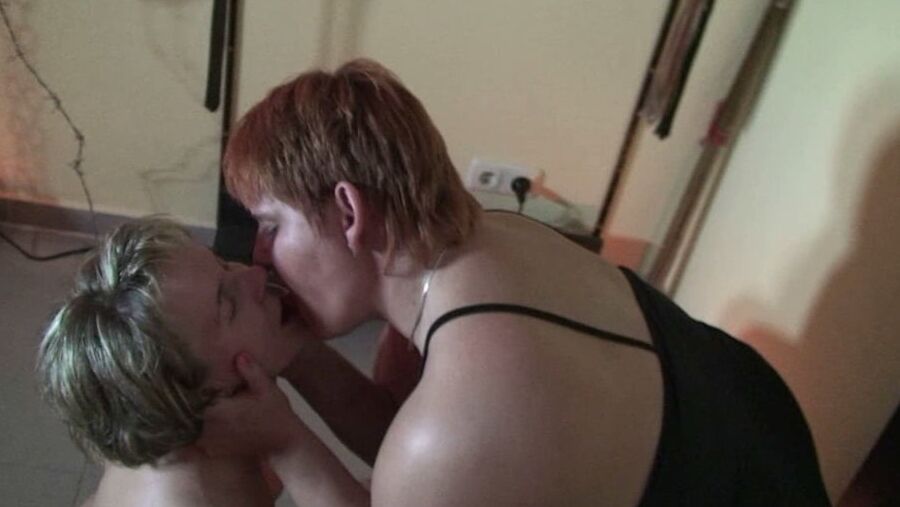 My SLAVE LICKING me