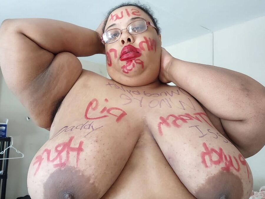 Humiliated SSBBW Jessica Jones Body writing