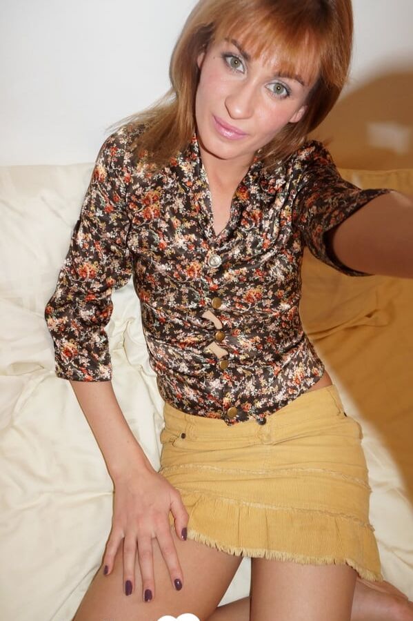 MILF next door showing off her small boobs