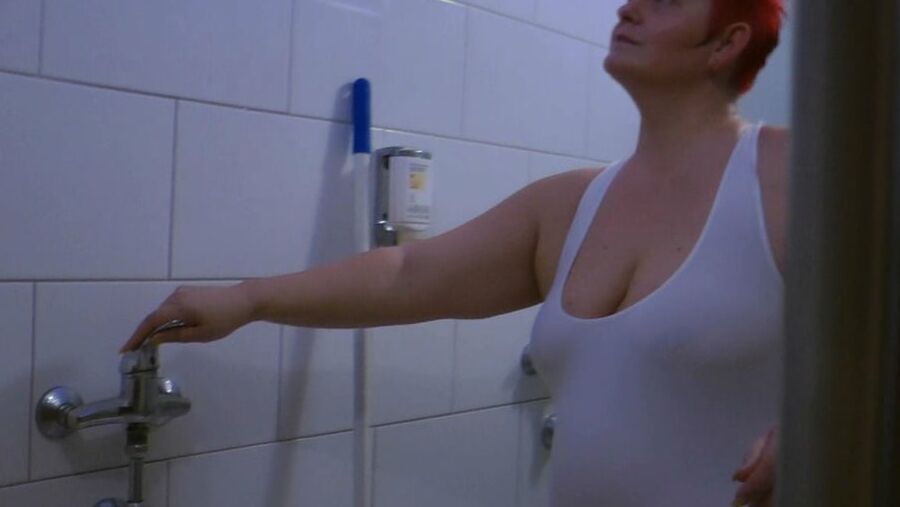 Transparent SWIMSUIT under the SHOWER