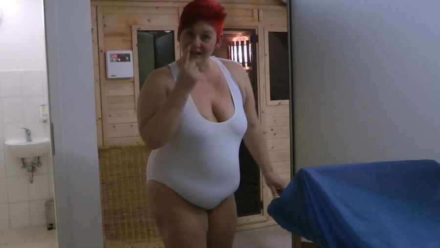 Transparent SWIMSUIT under the SHOWER