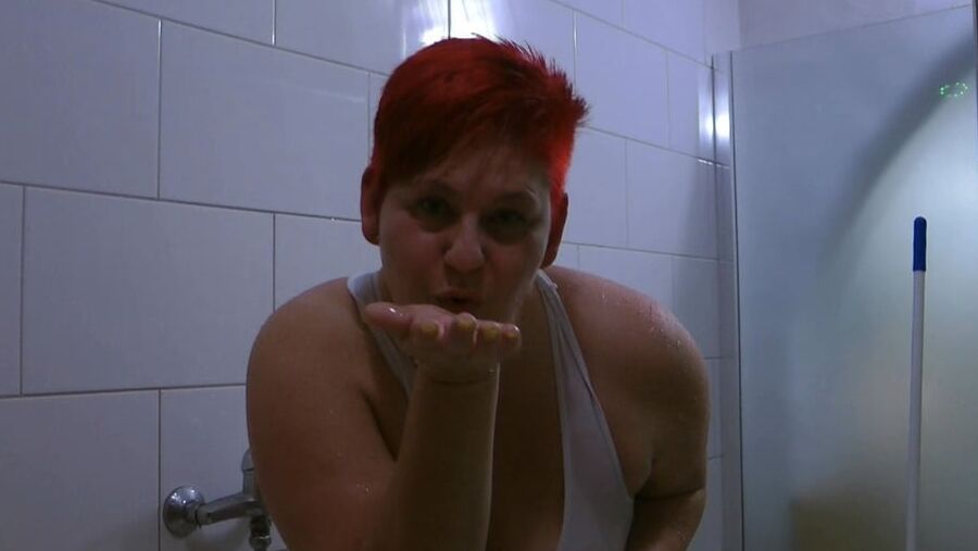 Transparent SWIMSUIT under the SHOWER