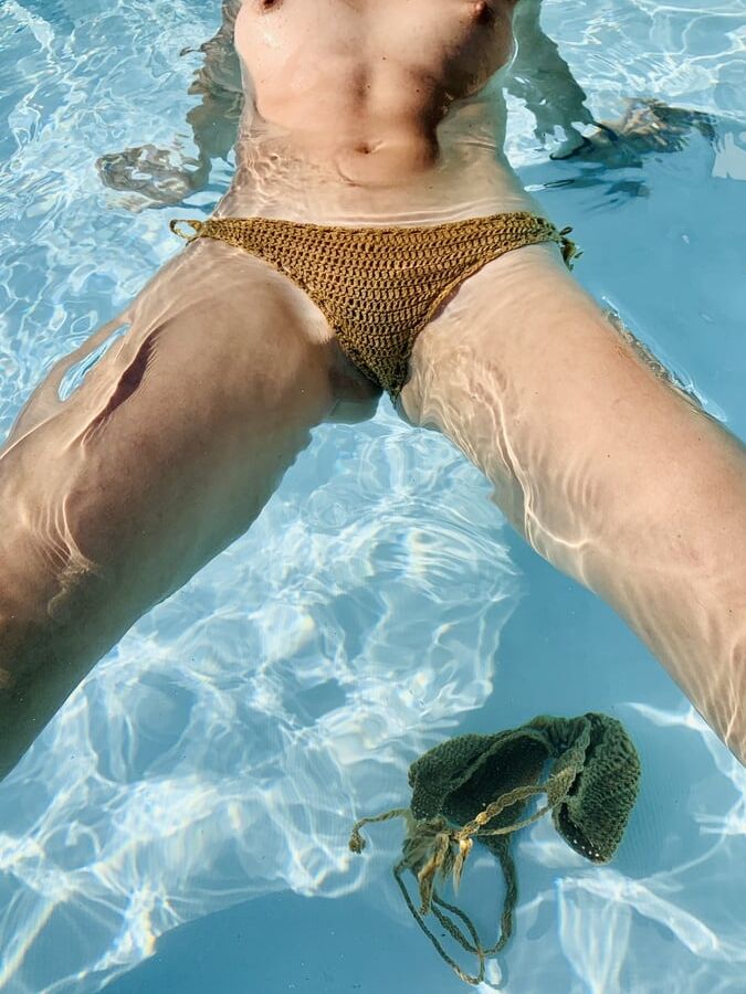 Sexy wife in bikini