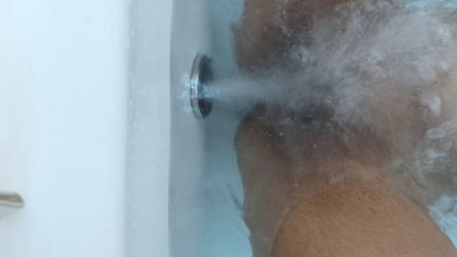 In the hot tub
