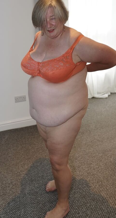 Chris44g Orange Bra