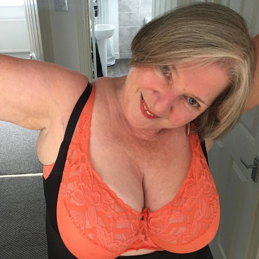 Chris44g Orange Bra