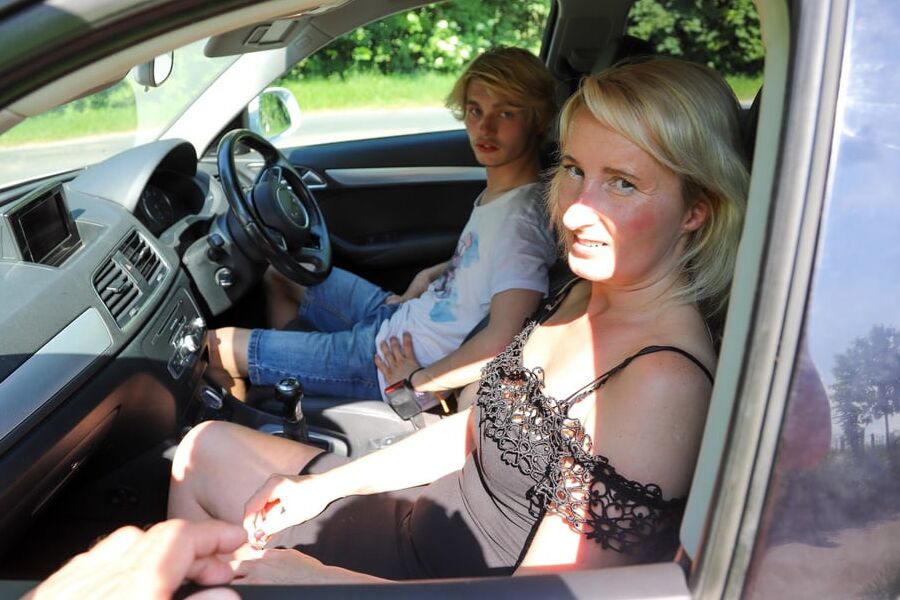 Cougar & Twink Pulled Over at LetsGoBi