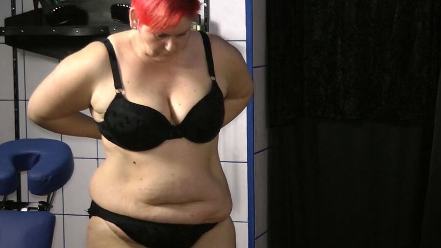 Big tits tied and spanked