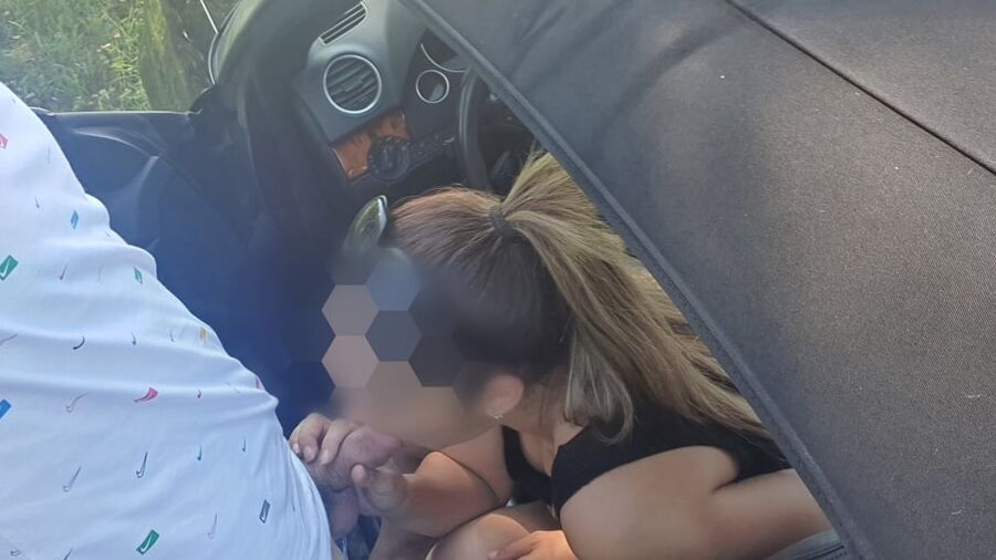 Dogging cumthroat stranger slut wife
