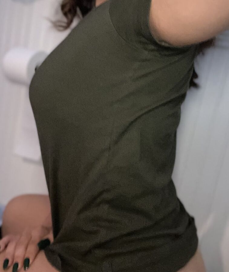 Teen on toilet