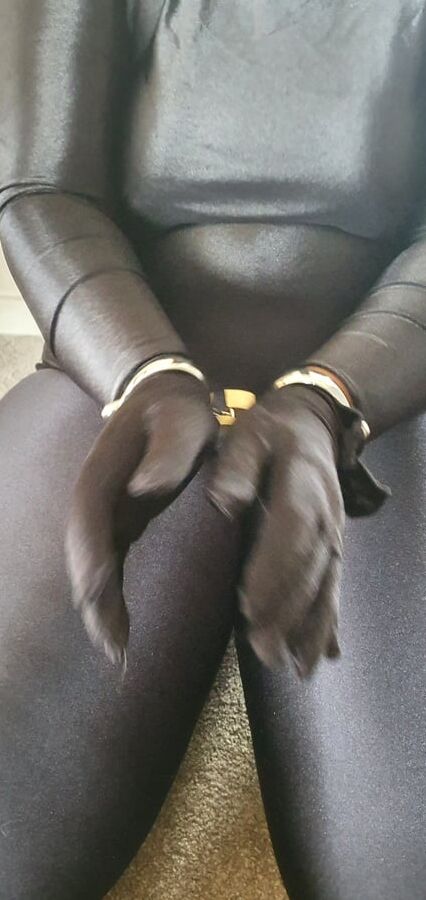 Cuffed Lady Gimp
