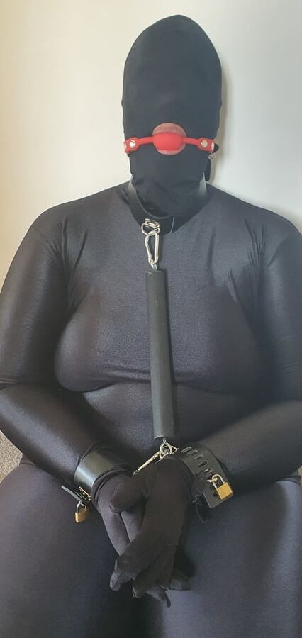 Cuffed Lady Gimp