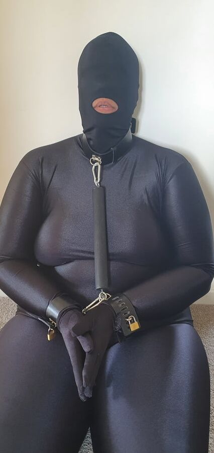 Cuffed Lady Gimp