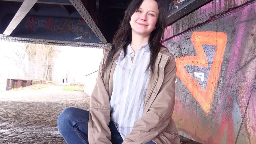 GERMAN SCOUT - TINY SHY GIRL PICKUP AND ROUGH FUCK ON STREET