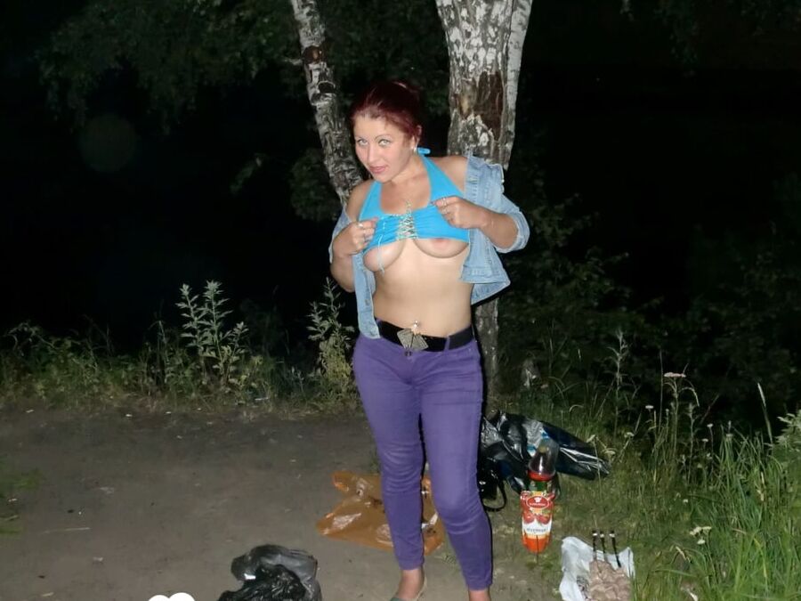 Midnight camping goes wild with my kinky girlfriend