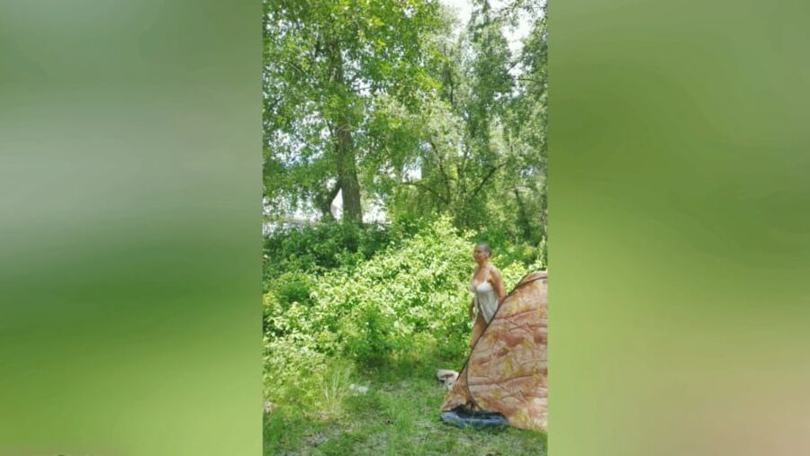 Lukerya in nature in white