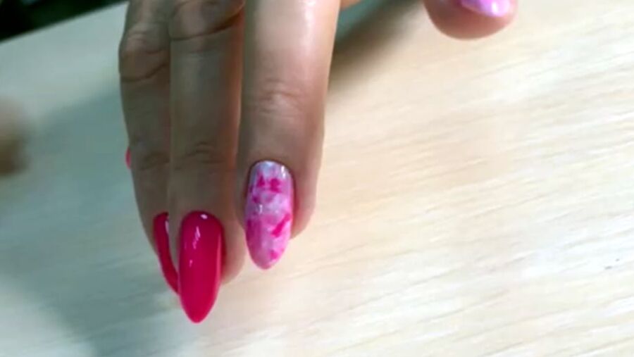 Lukerya's new nails