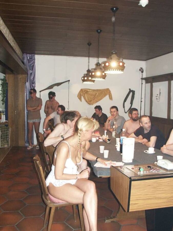 Gangbang with Maritta, Margarita & Uschi & 47 guys - part 1