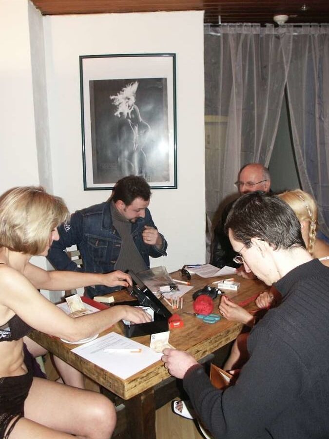 Gangbang with Maritta, Margarita & Uschi & 47 guys - part 1