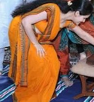 Hot aunties and side boobs