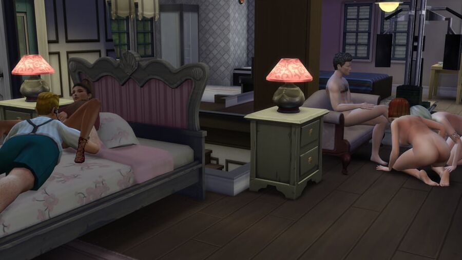Sex orgy