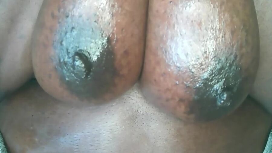 His Queen Suga Ebony Titties Big Milf Boobs