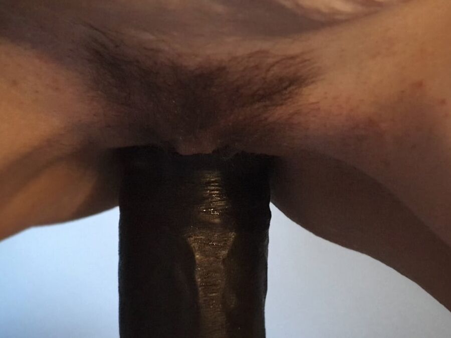 MILF playing with her favorite XXL dildos