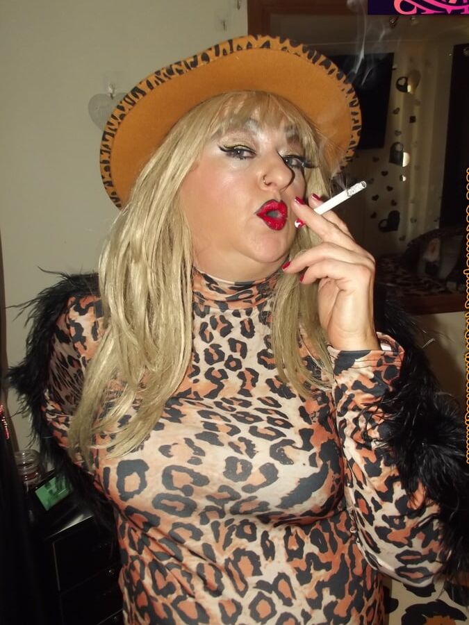 LEOPARED WHORE RETREATS TO THE BEDROOM