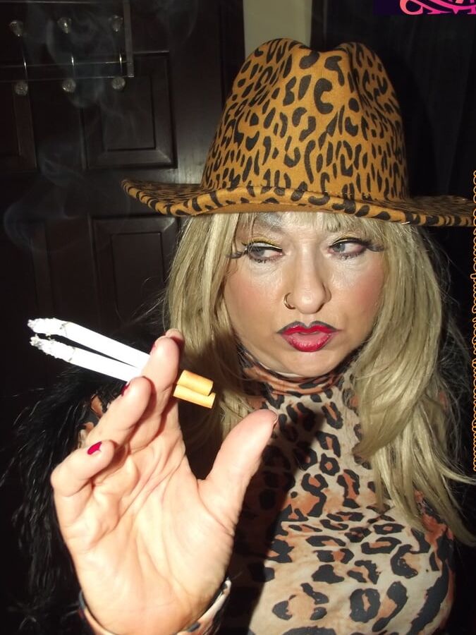 LEOPARED WHORE RETREATS TO THE BEDROOM