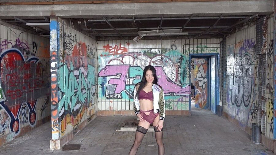 GERMAN SCOUT - SKINNY MILF ALLATRA PICKUP AND PUBLIC SEX