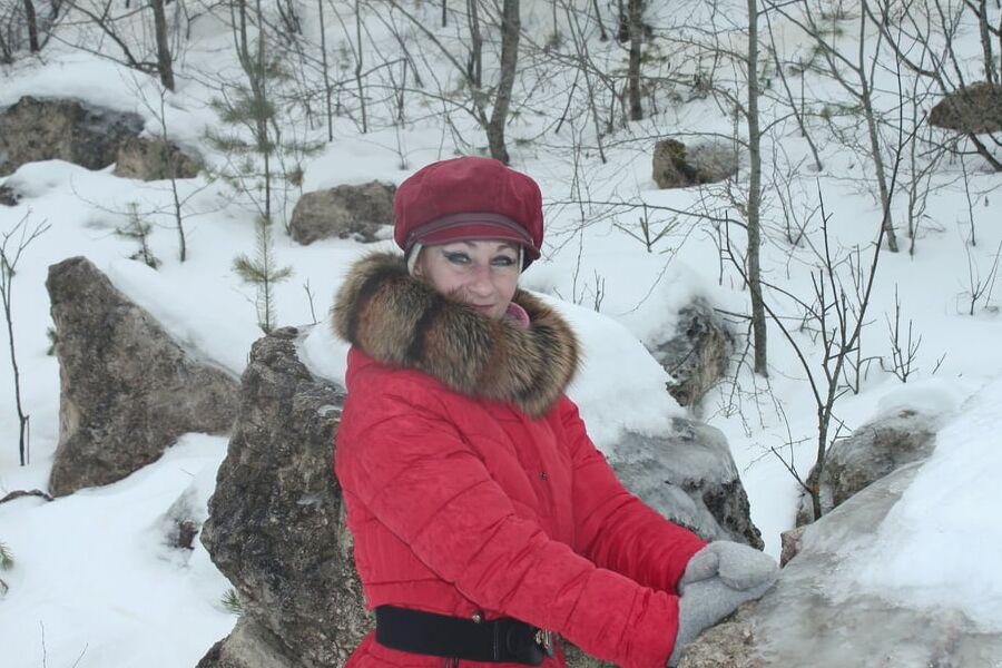 Naked on the Snow in Quarry