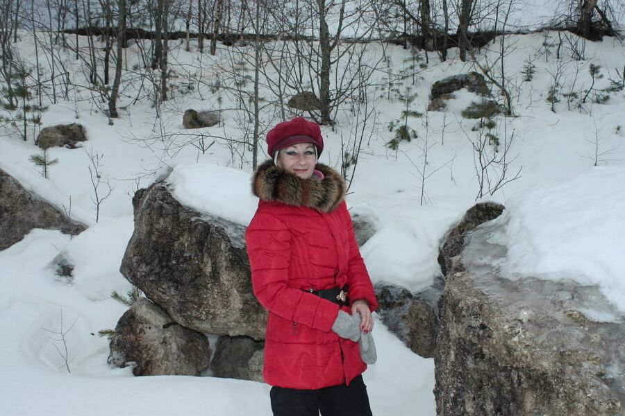 Naked on the Snow in Quarry