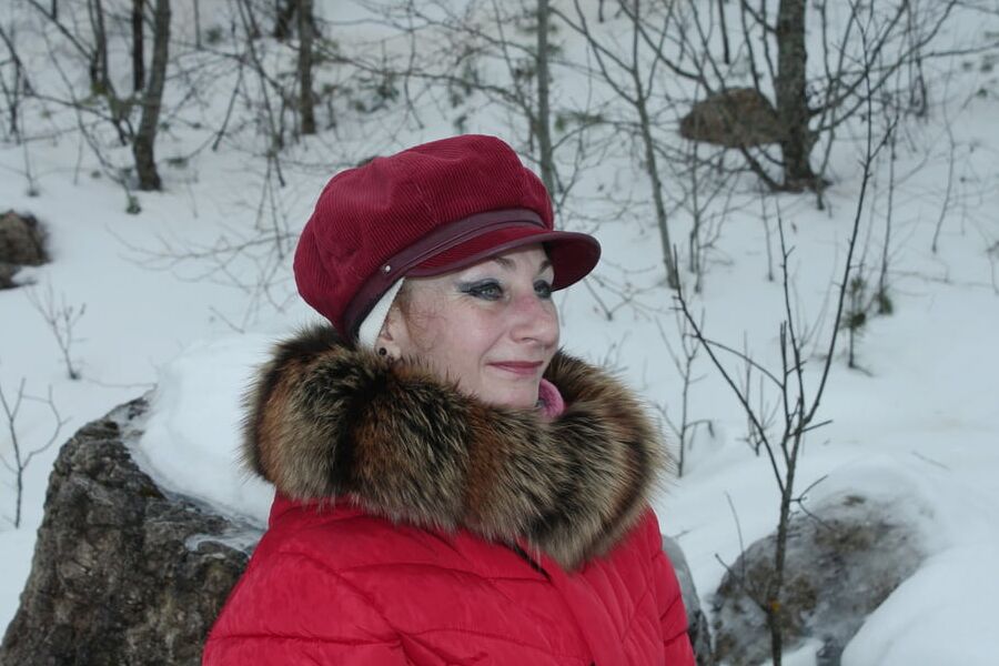 Naked on the Snow in Quarry