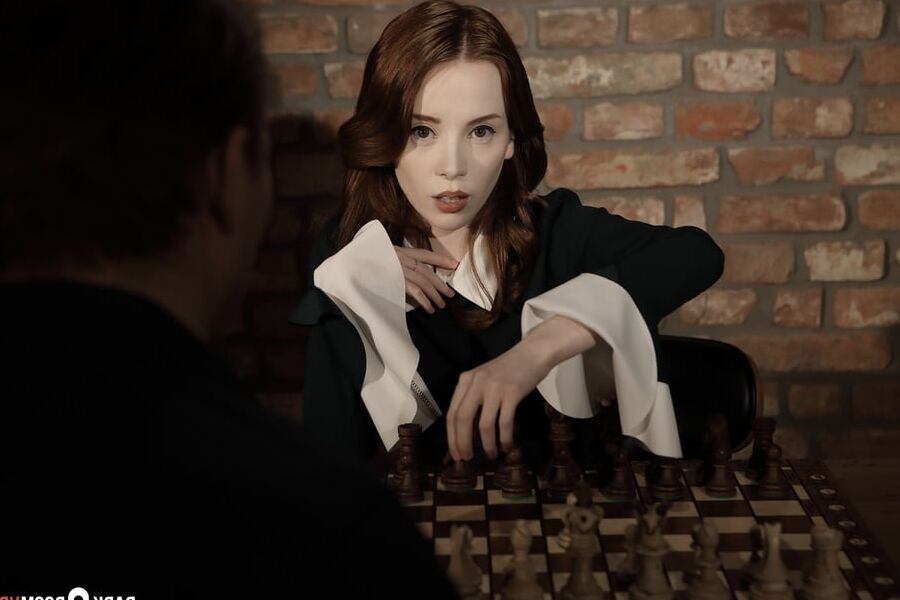 'Checkmate, bitch!' with gorgeous girl Lottie Magne