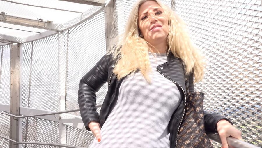GERMAN SCOUT - BIG ASS AND BOOBS MILF KARLIE PICKUP AND FUCK