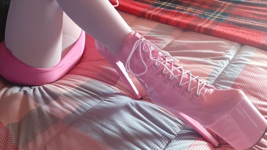 Pink Ankle Boots